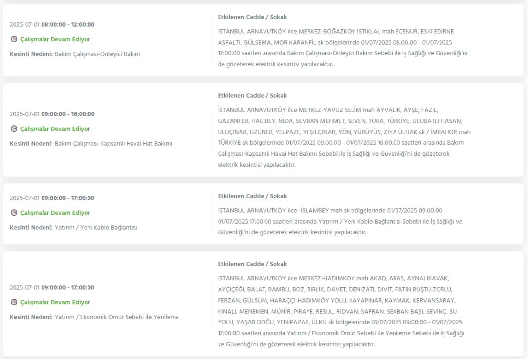 Bu geceden itibaren başlıyor: İstanbul'un 24 ilçesinde dev elektrik kesintisi 32